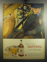 1947 Hiram Walker Imperial Whiskey Ad - It&#39;s good to know! - £14.50 GBP