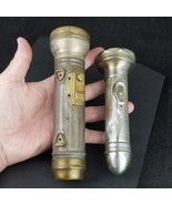 Antique flashlights metal brass lot x2 1920&#39;s Bond - $913.05 MXN