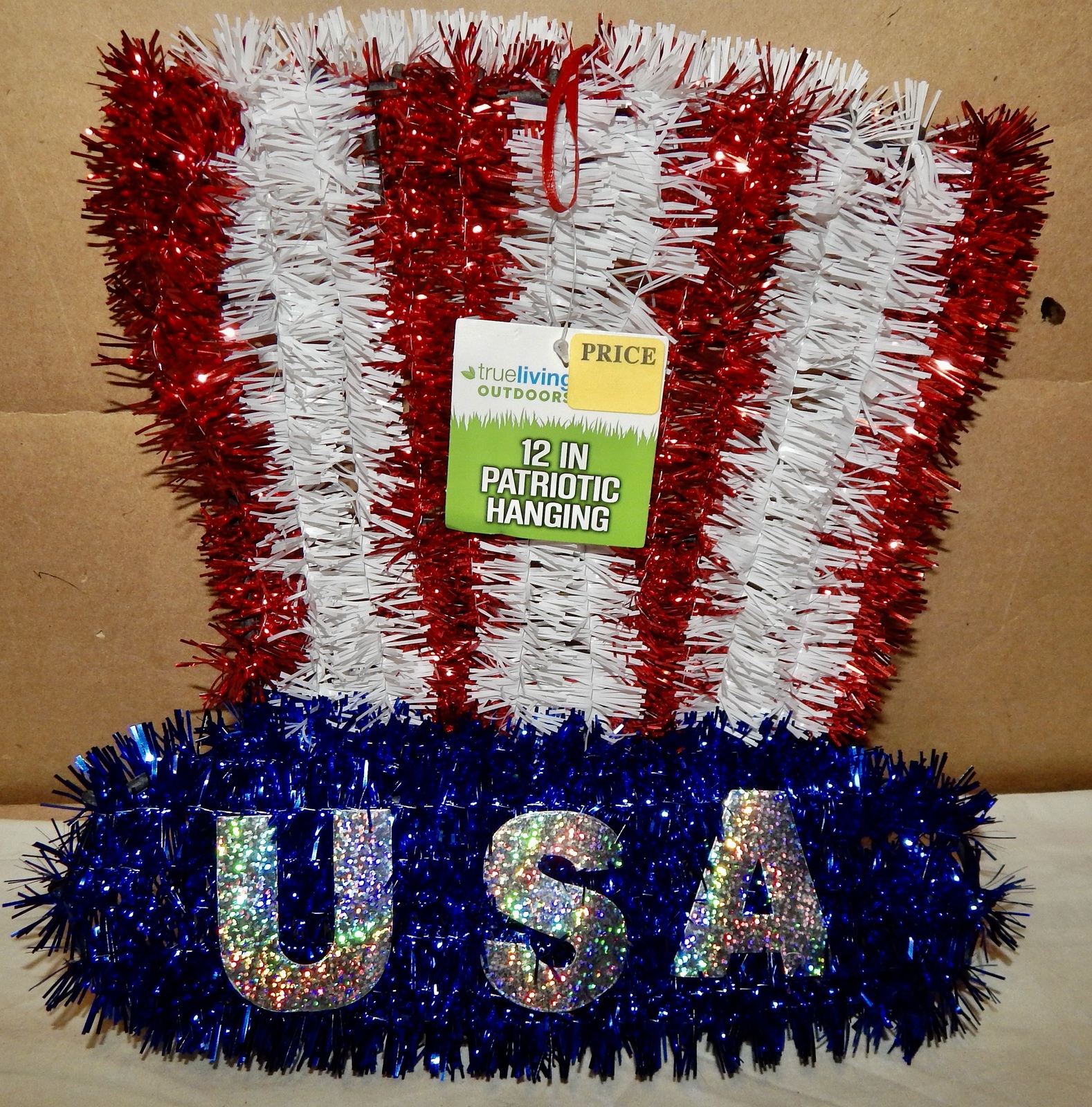 Patriotic Wall  Hanging USA Hat 12” NIB 269I  - $5.49