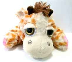 Kellytoy Giraffe Plush Stuffed Animal Love Heart Bow Gold Glitter Eyes A... - $29.99