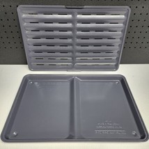 Original Ronco Showtime Pro 6000 Rotisserie Drip Pan Tray Bottom and Grate - $19.79