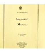 2012 Assessment Manual Book Maine Revenue Services Tax Property Law DWUU7 - $41.79 CAD