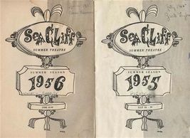 Sea Cliff Dinner Theatre Programs Summer 1955 Picnic &amp; 1956 Where's Charley - $15.84