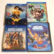 Wonder Woman, Suicide Squad, Justice League Blu-ray &amp; Justice League DVD NEW - £14.03 GBP