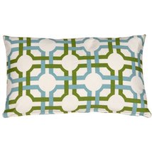 PILLOW DÉCOR Waverly Groovy Grille Confetti 22x22 Throw Pillow - £37.35 GBP+