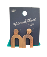 Universal Thread Nickel Free Earrings Gold Tone Dangling pierced  NEW - £6.77 GBP