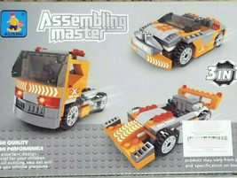 Assembling Master 3-in-1 Super Vehicles Building Blocks Set 135 Pieces T... - £18.54 GBP