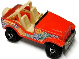 1998 Hot Wheels Jeep Car Red - $9.89