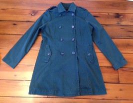American Eagle Outfitters Stretch Green Double Breasted Womens Coat Jack... - $39.99