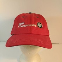 Red BMW Championship Cog Hill Dubsdread Golf Strapback Hat Baseball Cap - £7.87 GBP