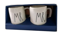  Rae Dunn &quot;MR. &amp; MRS.&quot; Coffee Mug Set  Artisan Collection  - $19.95