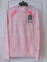Tek Gear Pullover Fleece Hoodie Gray Lemon or Pink Zap Women&#39;s Sz L NWT ... - $364.37 MXN