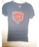 Nice kids unisex NFL Size M 10/12 Chicago Bears V-Neck T-Shirt Top classic  - £7.81 GBP