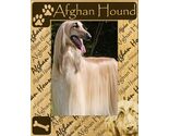 Afghan Hound Laser Engraved Wood Picture Frame Portrait (5 x 7) - $30.99