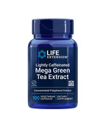 Life Extension Lightly Caffeinated Mega Green Tea Extract, 100 Vegetaria... - $22.50