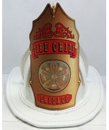 High Eagle Leather Fire Helmet &quot;Fire Chief Chicago&quot; (white finish) - £678.60 GBP