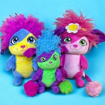 Popples Plush Lot of 3 Lulu Yikes Bubbles 2015 Spin Master Stuffed Toys Talking - £14.61 GBP