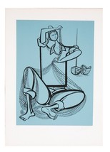&quot;Fisherman&quot; by Yossi Stern Lithograph on Paper Limited Edition of 90 w/ CoA - £369.62 GBP
