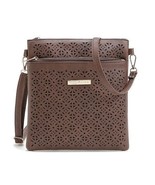 Color: CHOCOLATE BROWN - Blossomita Handbag With Cutout Flower Design - €26,73 EUR