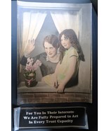 Vtg Banking Propaganda Poster Color Trust Prepared To Act Unusal HTF Obs... - $1,104.63 MXN