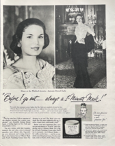Pond&#39;s Vanishing Cream Waldorf Astoria Antonia Drexel Earl Vintage Print... - $16.35
