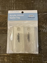 CRAFT EXPRESS ACRYLIC GLITTER NAME TAG 1.3 X 3.2&quot; SUBLIMATION - $29.58