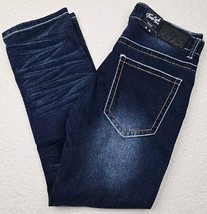 True Luck Men&#39;s Jeans Straight Dark Wash 30x30 Stretch NWT - $33.65