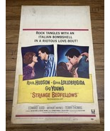 Strange Bedfellows 1965 US Original Window Card Movie Poster Rock Hudson... - €47,06 EUR
