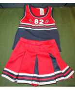 82ND AIRBORNE DIVISION FT BRAGG RED WHITE BLUE CHEER CHEERLEADER UNIFORM 4T - $67.04 CAD