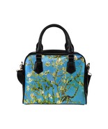 Almond Blossom Van Gogh PU Leather Shoulder Handbag Bag - €32,57 EUR