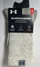 UA Adult Crew Wool Blend Cushion Hitch Boot Sock M 4-8 Summit White Unde... - $19.79