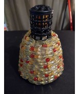 La Tee Da! Red &amp; Gold Beads Glass Fragrance or Effusion Lamp - £42.25 GBP