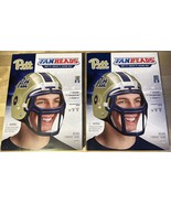 2 Pittsburgh Panthers Fanheads Helmet PITT NCAA Laminated Tailgating Adj... - $16.11 CAD
