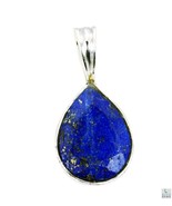 Atractivo Lapis Lazuli 925 Sterling Silver Blue Pendant Natural india US... - $43.75 CAD