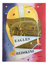 Philadelphia Eagles Contro Washington Novembre 21 1948 Gioco Programma - £30.82 GBP