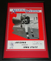 1958 Arizona vs Iowa State Football Framed 10x14 Poster Official Repro - £36.99 GBP