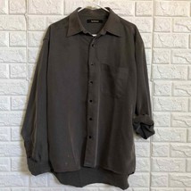 Bachrach super soft silky feel mens size L button down shirt - $17.69