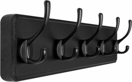 Skoloo Rustic Wall Mounted Coat Rack, Pine Solid Wood Coat Hook Hanger -... - $722.91 MXN