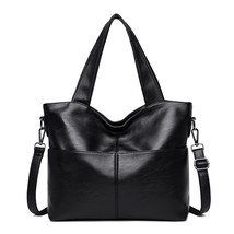 Designer Solid Color Ladies Shoulder Bags New Fashion Women Genuine Leather Mess - £41.52 GBP