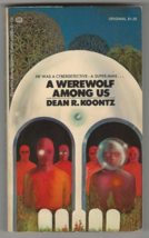 Dean Koontz A WEREWOLF AMONG US First ed. Horror Cyber Detective Paperba... - £10.58 GBP