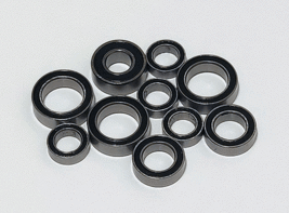 (10pcs) TAMIYA F103GT Rubber Sealed Ball Bearing Set - £7.18 GBP