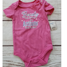 Beauty from Mommy Attitude from Aunty 6-9m Bodysuit NWT - £3.87 GBP
