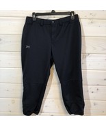 Under Armour Softball Capri Womens Size Medium Crop Pants Black Baseball... - £13.74 GBP