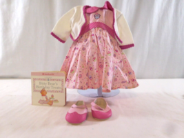 American Girl Bitty Baby&#39;s Twins 2008 Birthday Set Dress Cardigan Shoes ... - £23.26 GBP