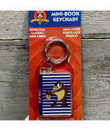 Vtg Looney Tunes Tasmanian Devil Taz Mini Book Keychain Cartoon NEW 1998... - €10,34 EUR