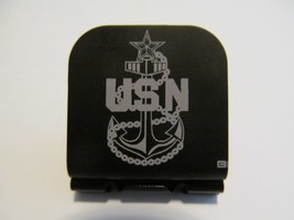 US Navy Senior Chief Petty Fouled Anchor Laser Etched Aluminum Hat Clip Brim-it - £9.37 GBP