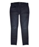 Lucky Brand Men&#39;s Destroy Gainsville Black 100 Skinny Jeans 32W x 30L LB... - £46.32 GBP