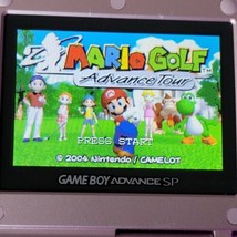 Mario Golf : Advance Tour Nintendo Game Boy Advance Authentic Saves - $46.72