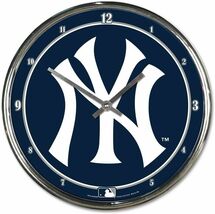 New York Yankees Chrome Clock - MLB - $578.70 MXN