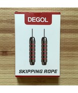 DEGOL Skipping Rope with Ball Bearings Rapid Speed Jump Rope Cable Ergon... - €9,33 EUR